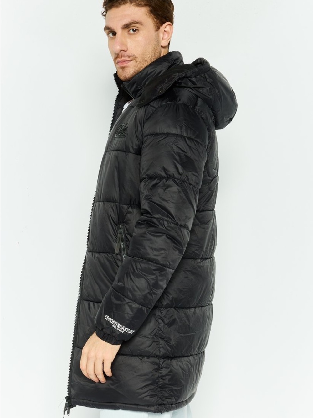 Crooks & Castles Script Puffer Jacket - Picture 2 of 8